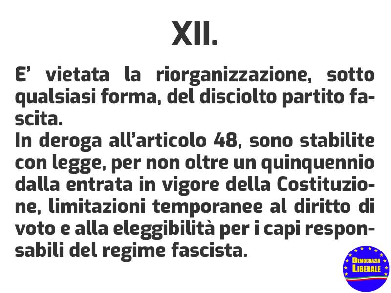 Democrazia e antifascismo, la logica applicata alla Costituzione Democrazia e antifascismo, la logica applicata alla Costituzione